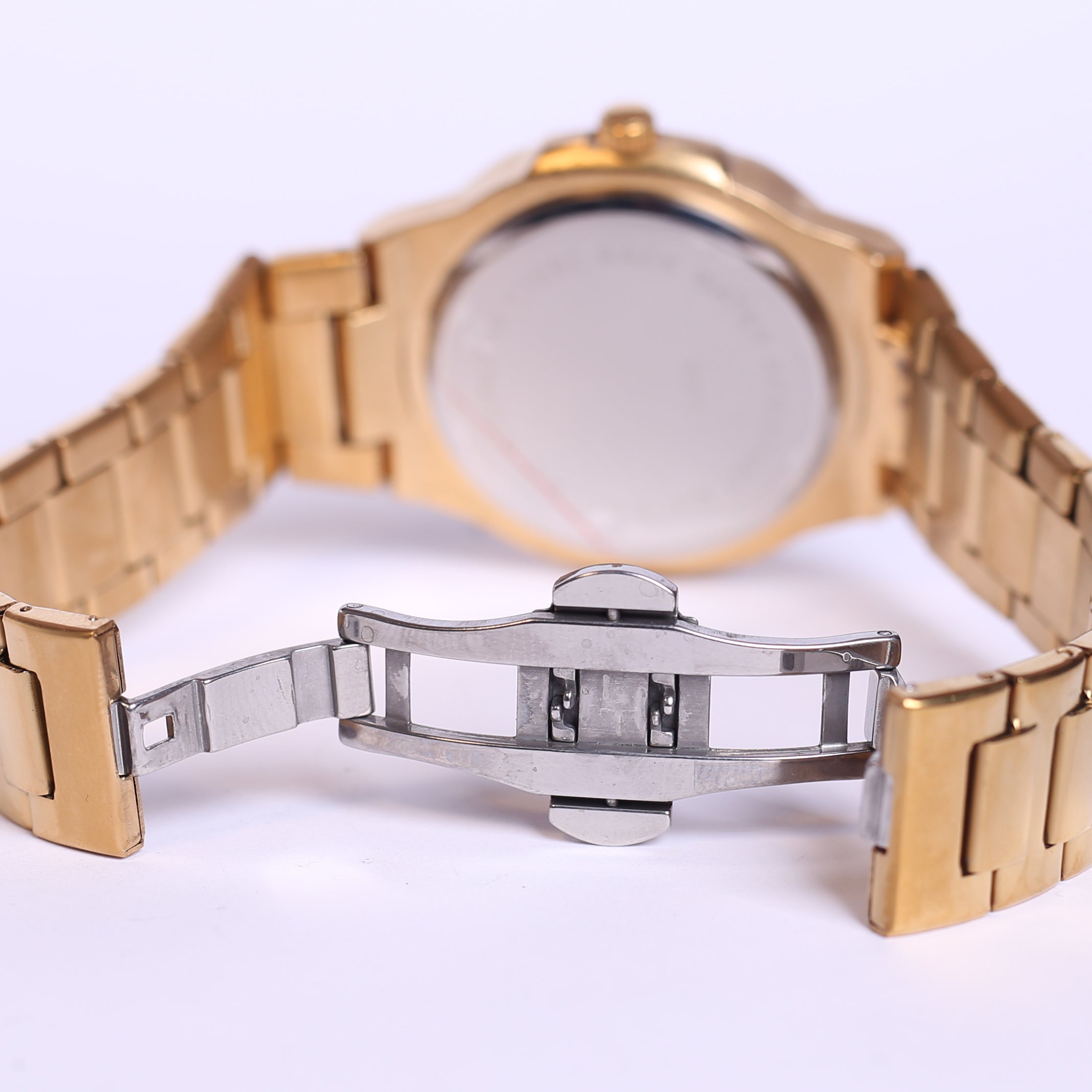 PATEK PHILIPPE GENEVE MATERPIECE WITH METAL STRAP GOLD COLOUR