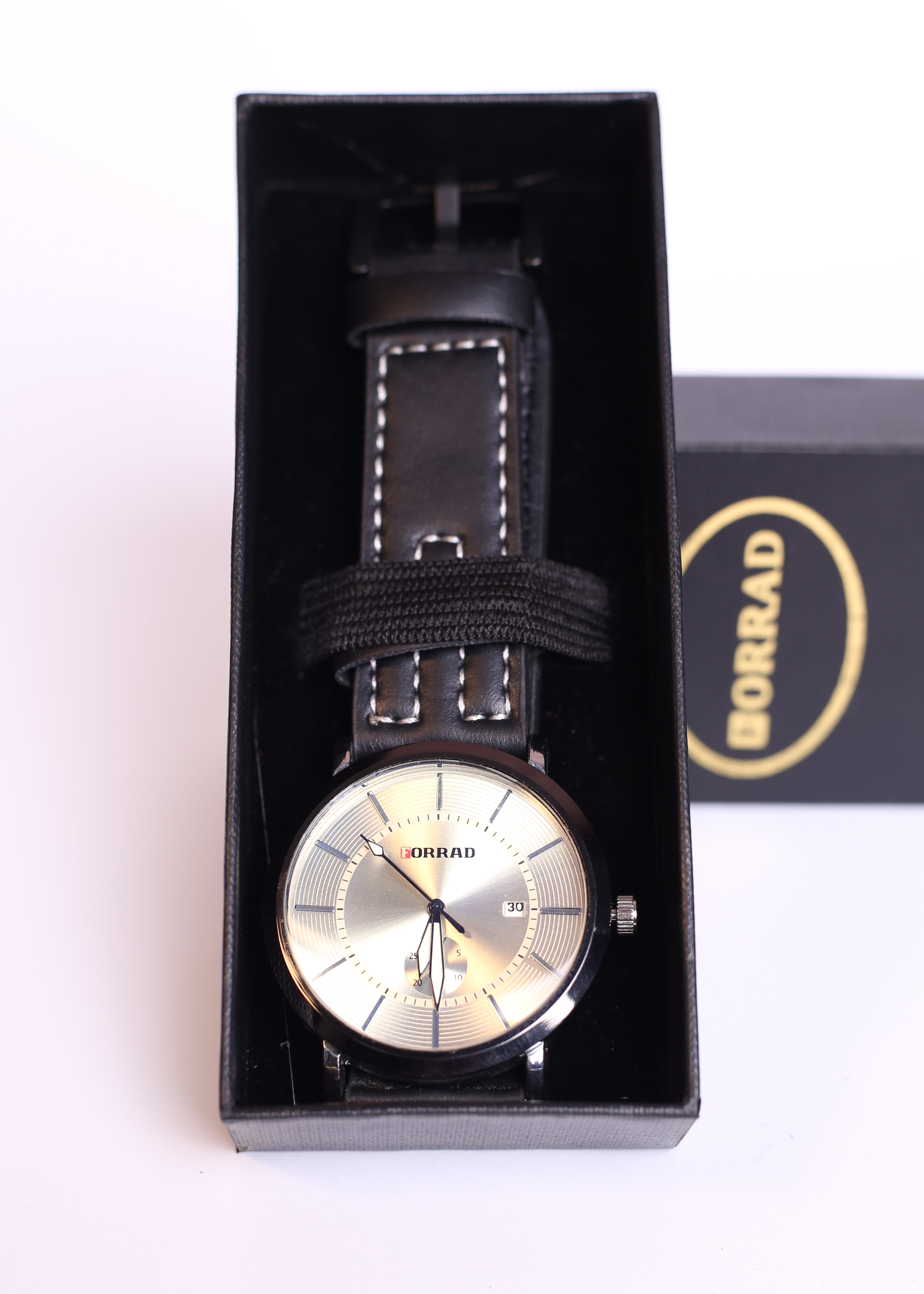 FORRAD Men’s Watch with Rubber Strap & Lightweight Casual Wristwatch
