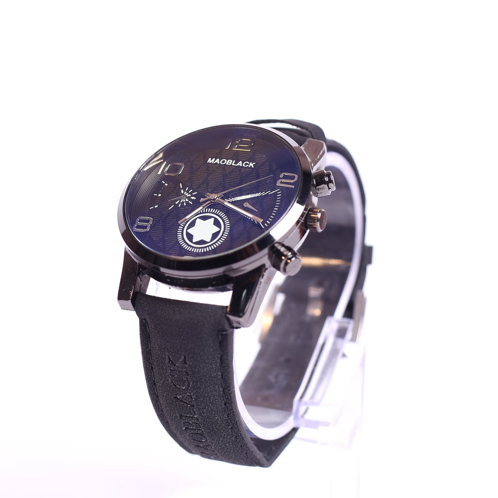 MAO PRIMUM BLACK WRIST WATCH  – STYLE & PRECISION
